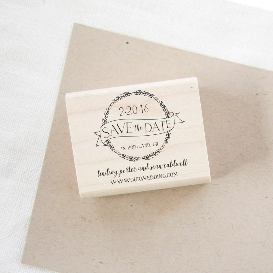 Mariage - Save the Date Stamp - wedding invitation stamp - wedding stamp - custom stamp - custom wedding stamp - save the date rubber stamp - Z1069