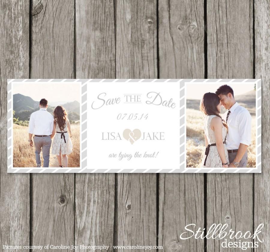 Свадьба - Save The Date Timeline Cover - Wedding Save The Date Facebook Timeline Template - TC05