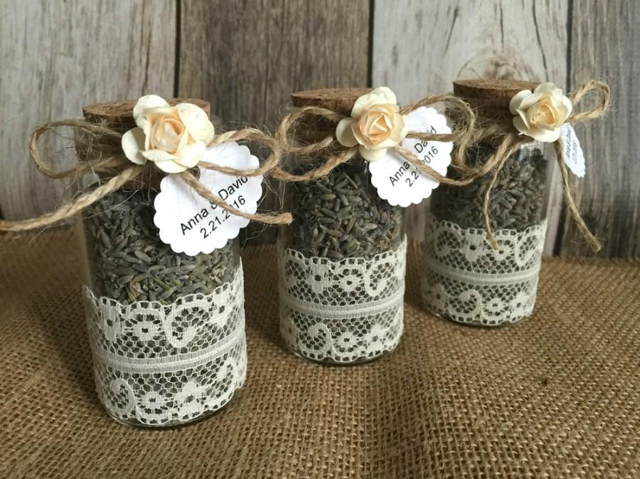 Wedding Favors Glass Bottle Lavender Bottles Bridal