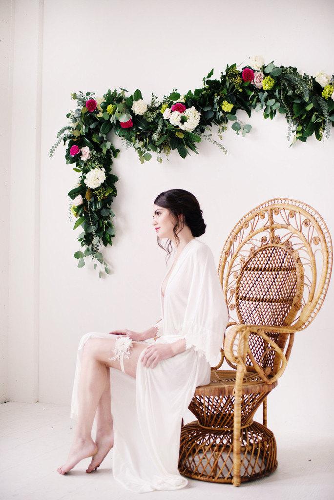زفاف - Flower and lace garter, bridal garter, wedding garter -  style 2019