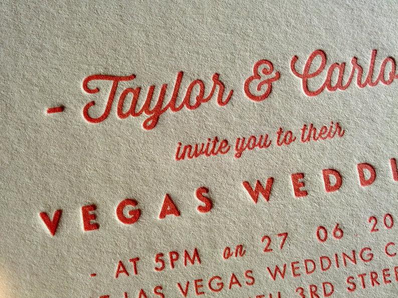 Mariage - SAMPLE // 'Pearl' Letterpress Wedding Invitations