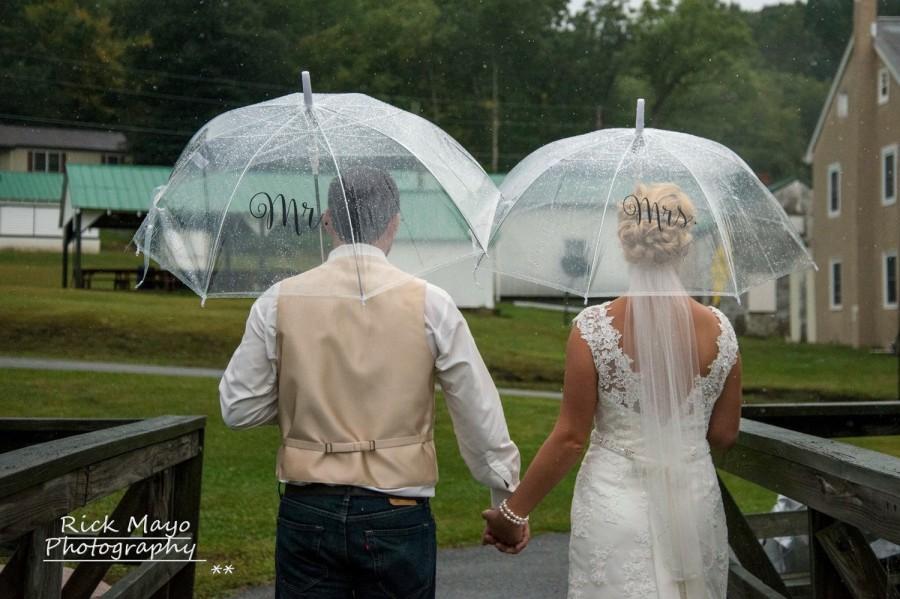 Wedding - Mr. & Mrs. Umbrella Set - Engagement, Wedding, Photo Shoot, Photo Prop, Photographer