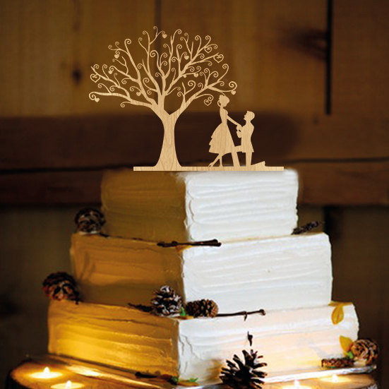 زفاف - Rustic  Wedding Cake Topper - Personalized Monogram Cake Topper - Mr and Mrs - Cake Decor - Bride and Groom