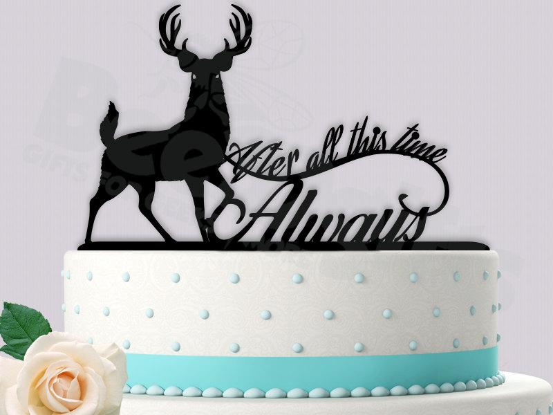 Mariage - Harry Potter Always After All This Time Cake Topper