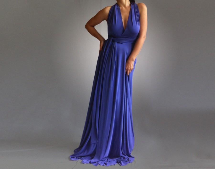 زفاف - Multi Way Bridesmaid Infinity Long Dress / Made to Order Wedding Gown - Custom Size and Color