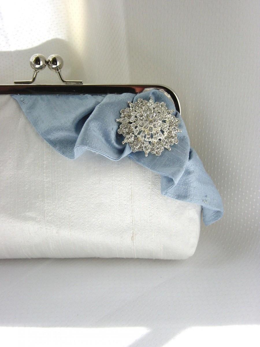 Свадьба - Wedding Clutch - Bridal Clutch - Bridesmaids Purse - White Bridal Clutch - Wedding Gifts - Bridemaids Gifts - Giselle Clutch