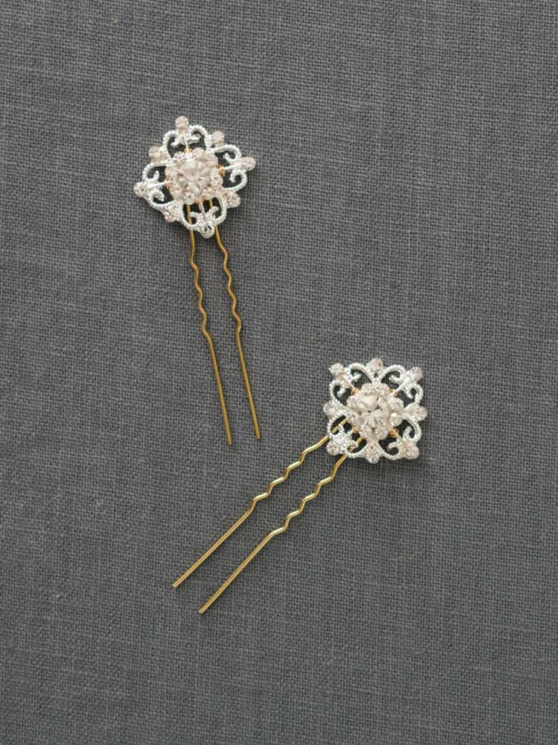 زفاف - Small Bridal Hair Pins 