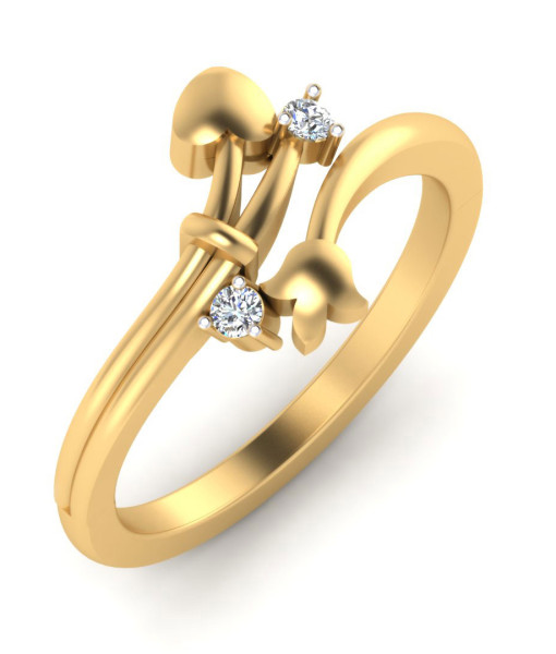 Hochzeit - Intimacy Diamond Ring for Her