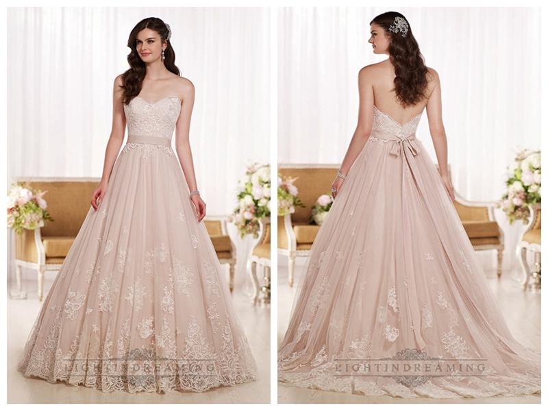 Свадьба - Gorgeous Sweetheart A-line Lace Wedding Dresses