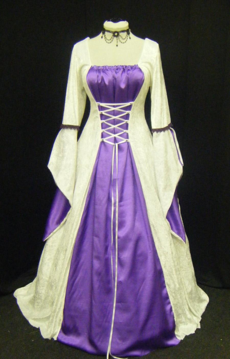 Mariage - medieval dress, handfasting dress, elven dress, renaissance dress, custom made