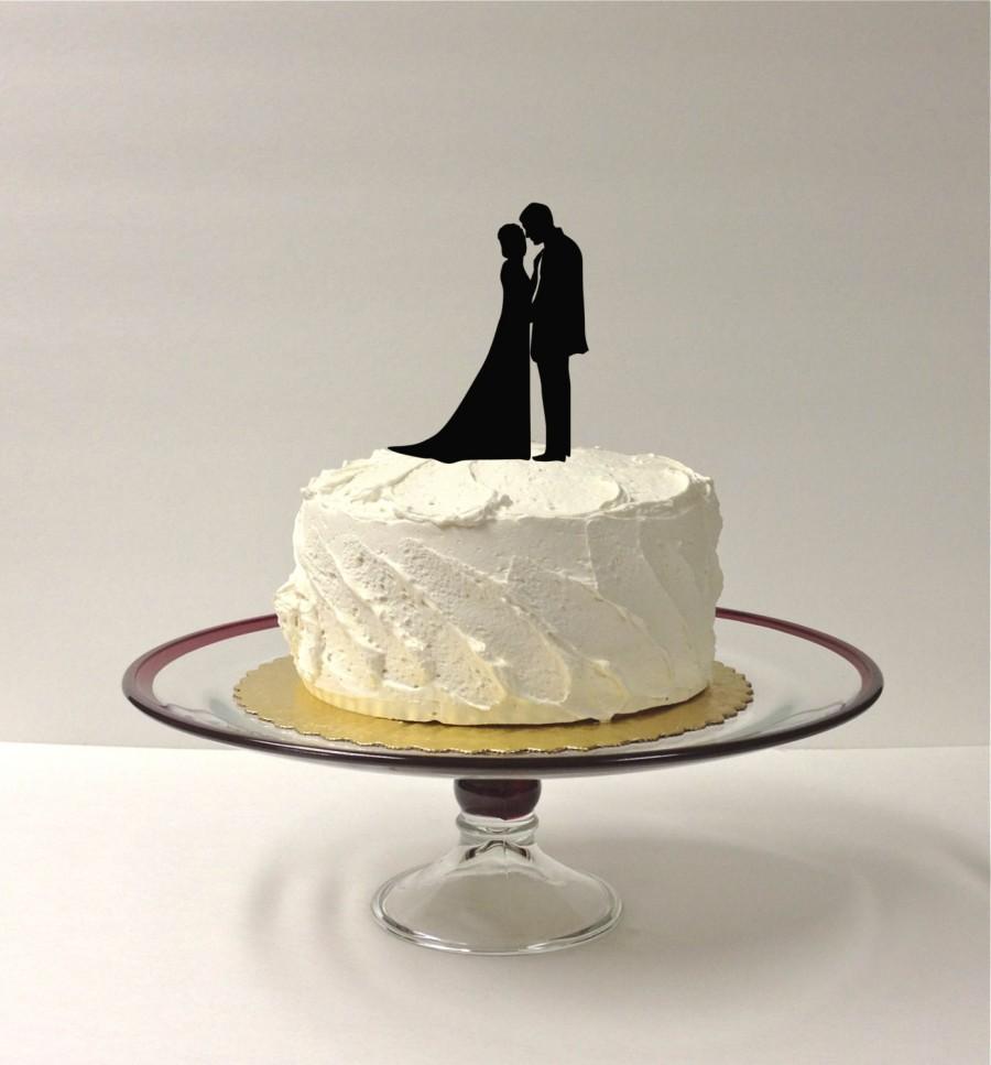 Mariage - Beautiful Silhouette Wedding Cake Topper Bride and Groom Silhouette Wedding Cake Topper Bride and Groom Cake Topper