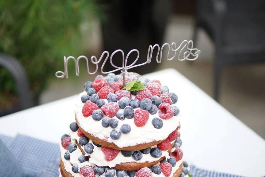 Свадьба - Wire Cake Topper, Rustic cake topper, cake topper, vintage cake topper, vintage wedding