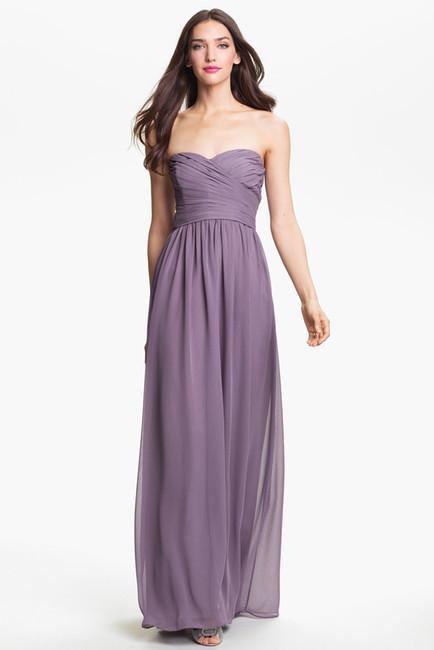 Mariage - ML Monique Lhuillier Bridesmaids Strapless Ruched Chiffon Sweetheart Gown (Nordstrom Exclusive)