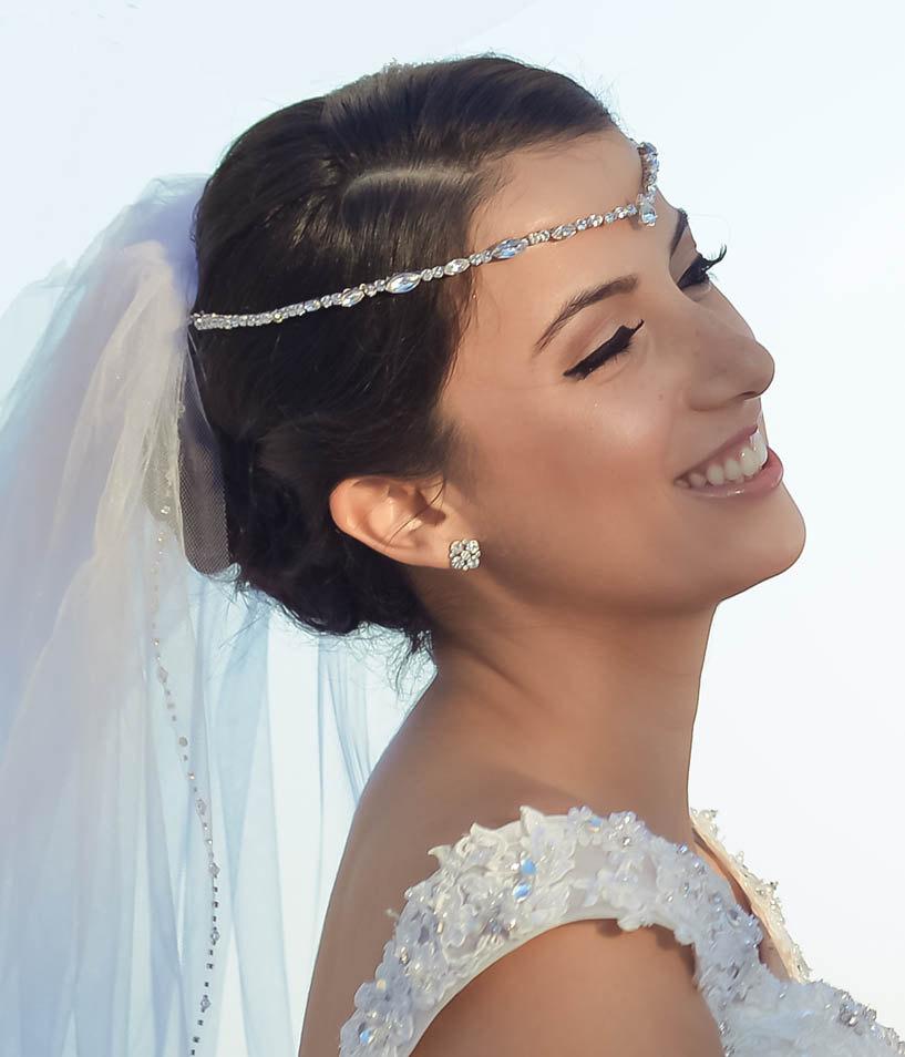 زفاف - Bridal Forehead Band ~ Bridal Headband ~ Rhinestone Hair ~ Swarovski Crystal Headpiece ~ Wedding Headband ~ Vintage Bridal ~Headpiece Heaven