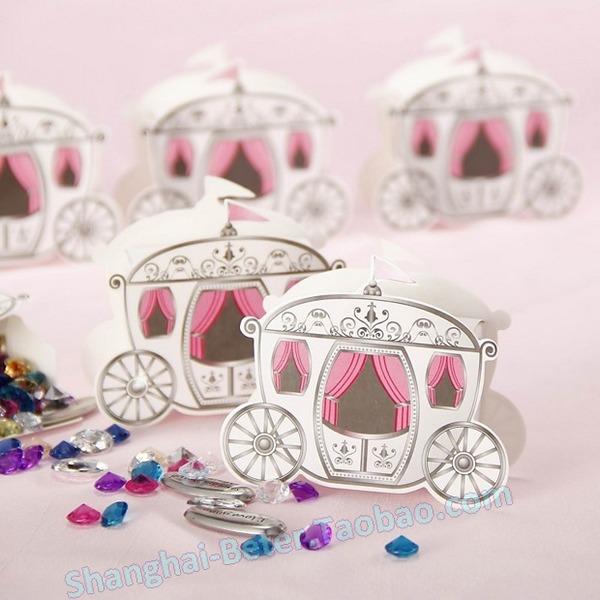 Hochzeit - 12pcs Baby Carriage Favor Box kid's birthday party TH006