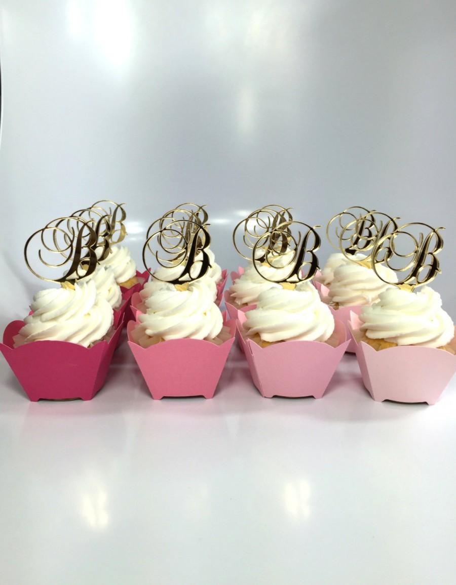 Acrylic Love Cupcake Home Happy Birthday Decor Wedding Cake Topper Home Supplies 