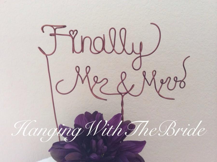 Mariage - Custom Cake Topper - Wedding Cake Topper, Personalized Cake Topper, Unique Wedding Gift