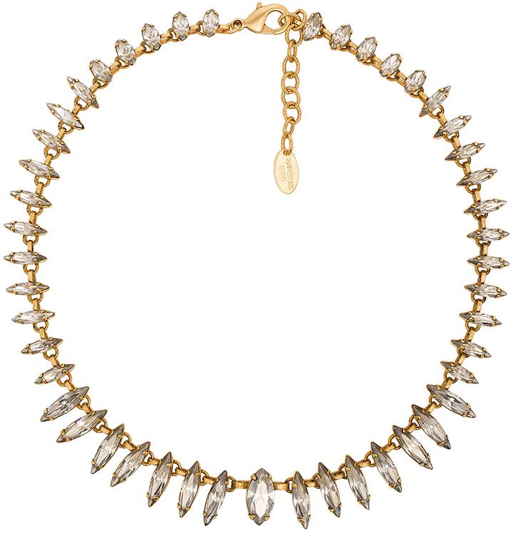 Hochzeit - Elizabeth Cole Almond Cut Gem Necklace