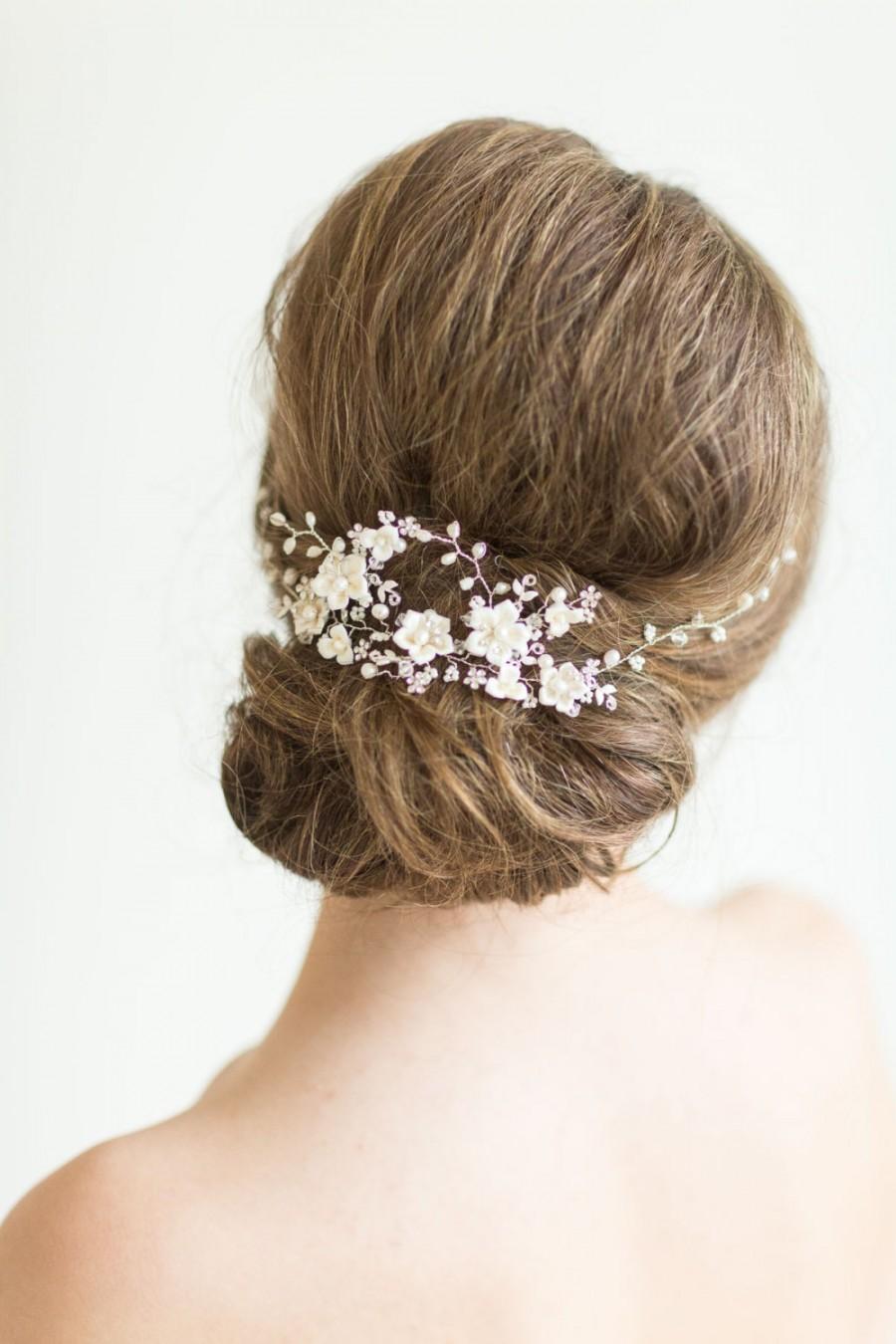 Mariage - Wedding Hair Vine,  Bridal Head Piece, Bridal Hair Accessory