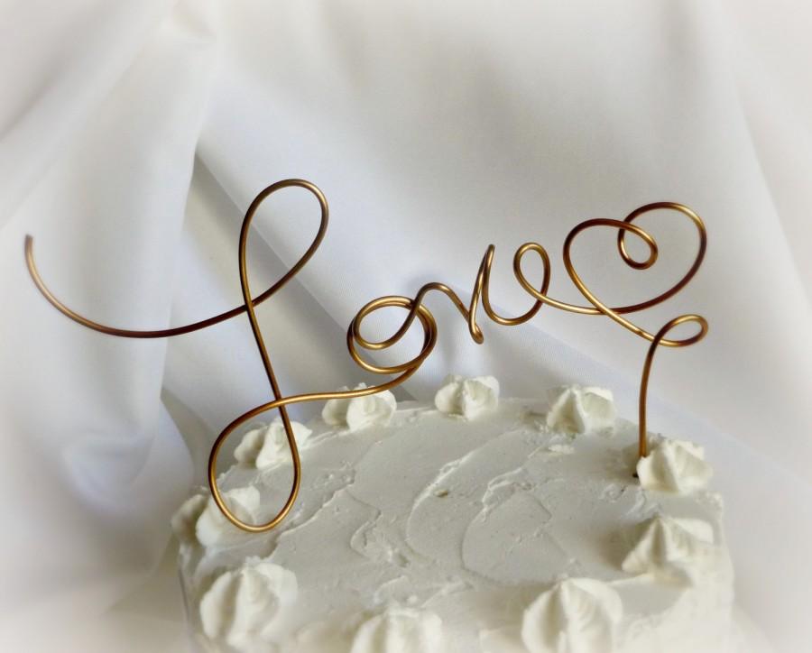 Hochzeit - Rustic Wedding Cake Topper