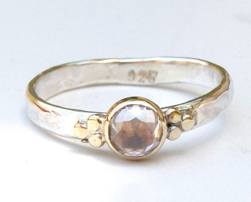 Wedding - Engagement Ring , Wedding ring, Bridal sets, Lab created diamond, stackable rings, handmade engagement ring, Anniversary rings.