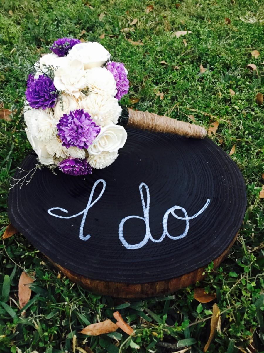 زفاف - Medium Purple Bridal Bouquet