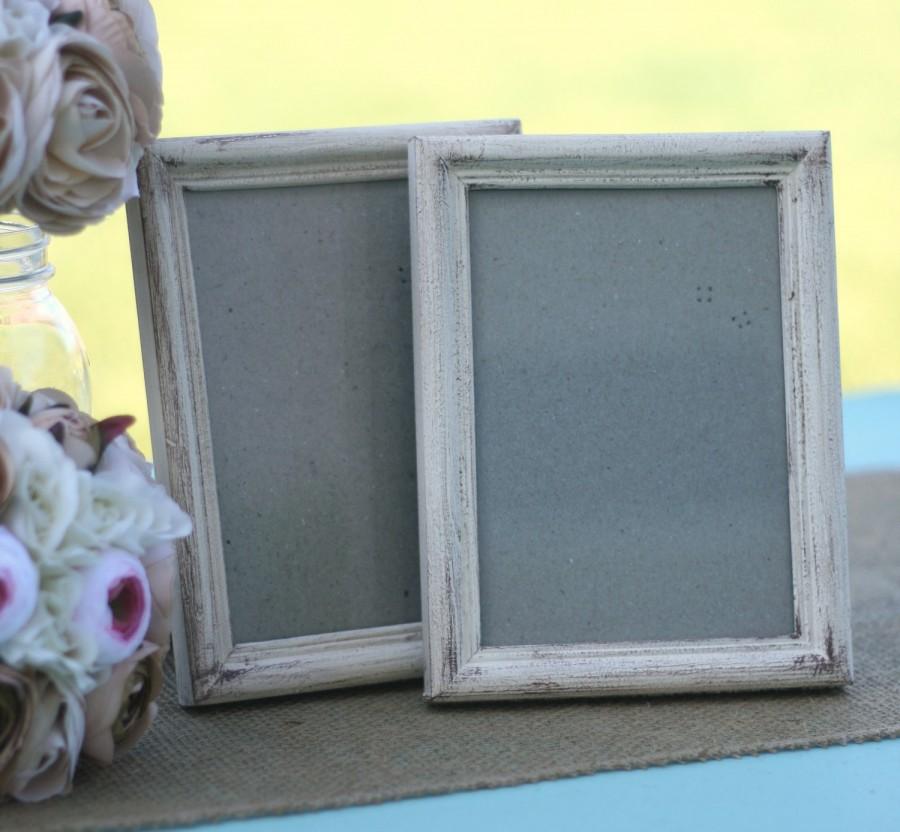 Mariage - Set of 6 Wedding Signs 5x7 Frames Rustic Decor (Item Number 140256)