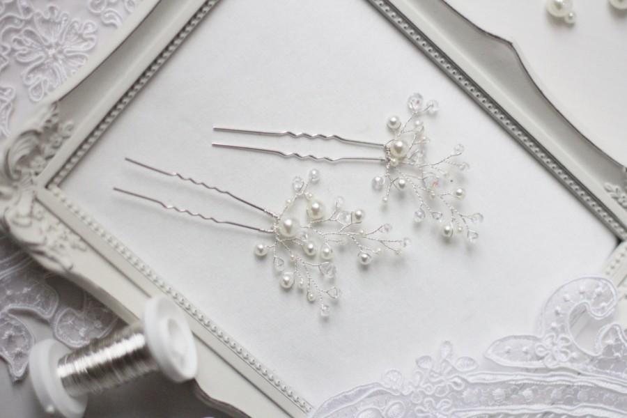 زفاف - Wedding Hair Pins Bridal Hair Pins Set of Two