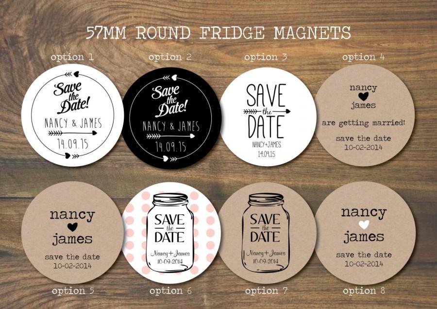 Mariage - Save The Date Magnets