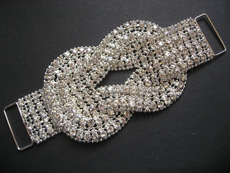 Hochzeit - Vintage Style Wedding Bridal Swarovski Rhinestone Crystals Buckle Belt Sash Supply
