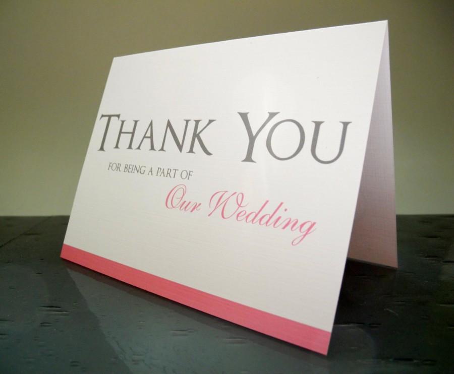 Wedding - Bridal Party Thank You - Wedding Party Thank You Cards