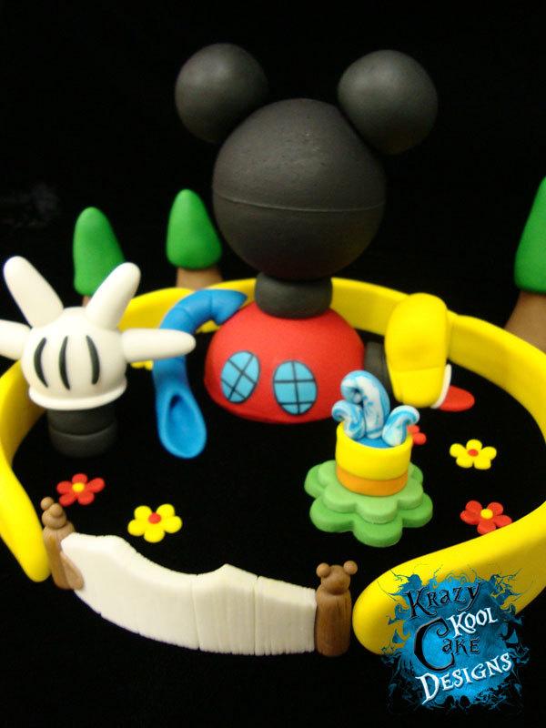 Mariage - Mickey Mouse Clubhouse Cake Topper Set