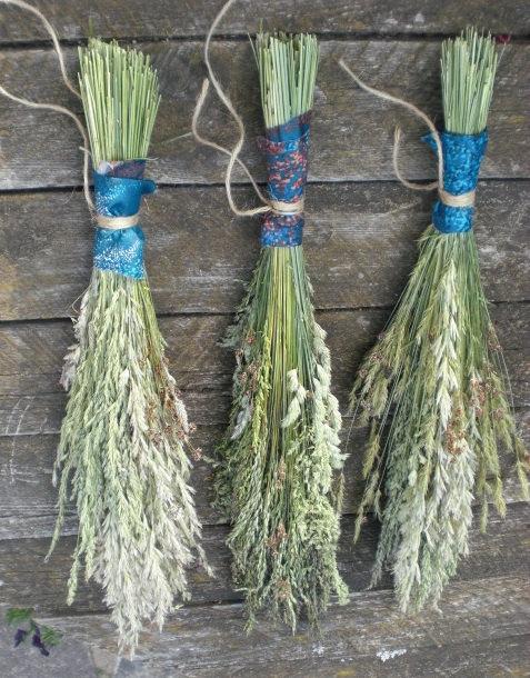 Wedding - Rustic bouquet decor bunch natural dried flowers meadow wild grass florist supplies wedding home farmhouse cottage decor woodland country