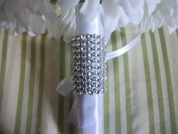 Hochzeit - Bling Bling Bouquet Wrap Medium Size $7