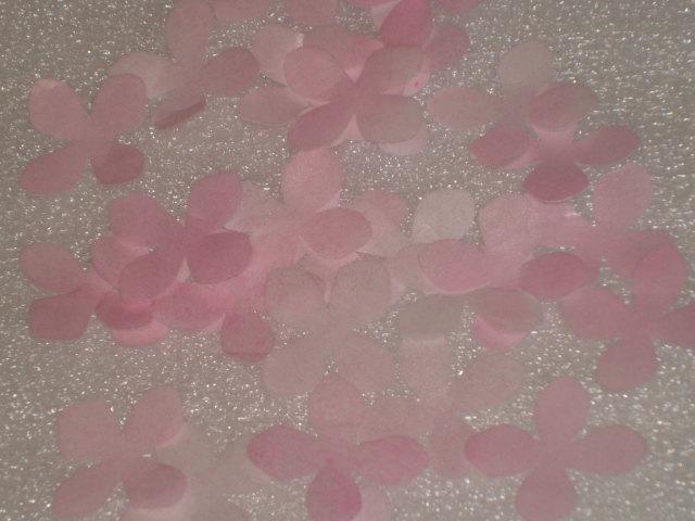 زفاف - 50 Edible Wafer Paper Hydrangea Single Flowers for Wedding Cakes, Cookies, Cake pops, Cupcakes