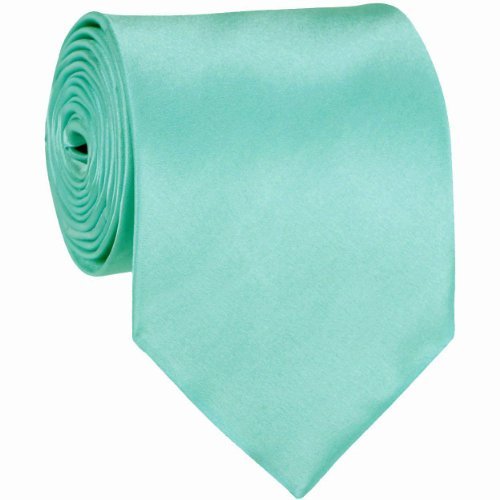 Hochzeit - Tiffany Blue Solid Color Necktie