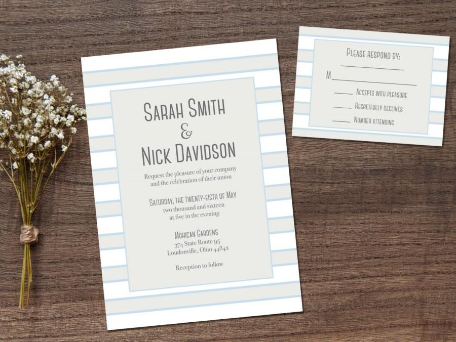 زفاف - Wedding Invitations - Printable Wedding Invitations - Printable RSVP Card - Wedding Invitation Set – Wedding Printables – Digital Wedding