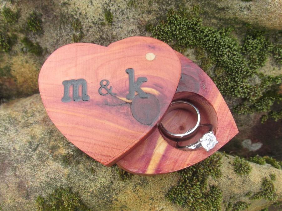 Hochzeit - Heart Ring Box 