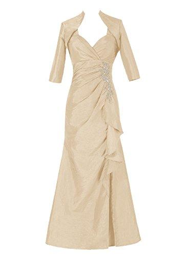 Mariage - Mother of Bride Dress Taffeta Gownwith Jacket