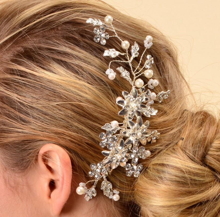 Hochzeit - Vintage Bridal Hair Comb