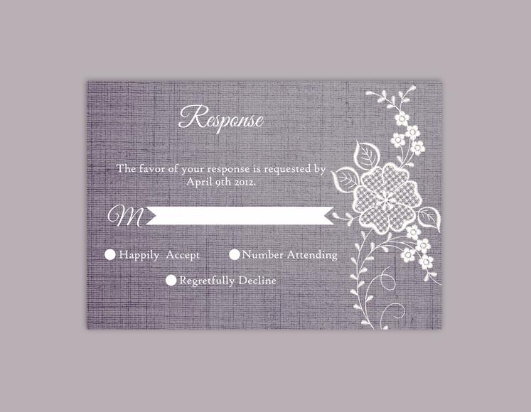 Hochzeit - DIY Lace Wedding RSVP Template Editable Word File Instant Download Blue Rsvp Template Printable Vintage Rsvp Floral RSVP Card Rustic Rsvp