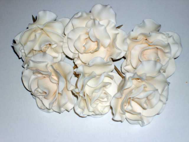 Wedding - Gum Paste Roses for  Weddings, Showers, Anniversaries, Graduations