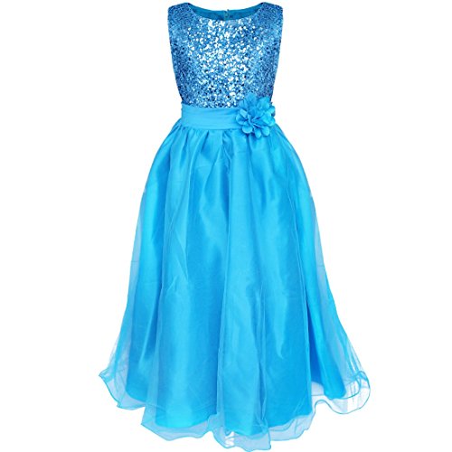 Mariage - Sequined Flower Girl Dress