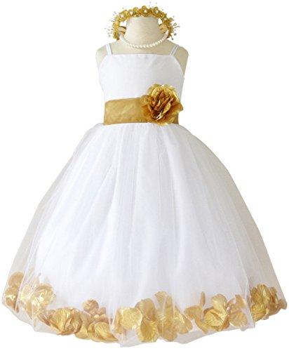 Wedding - Rose Petal Flower Girl Dress