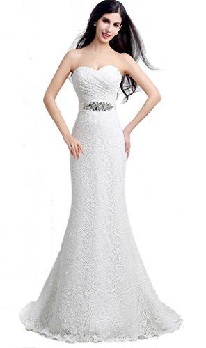 Mariage - Long Lace Wedding Dresse