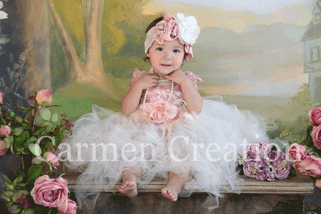 Hochzeit - Vintage Baby Fairy Tutu Dress
