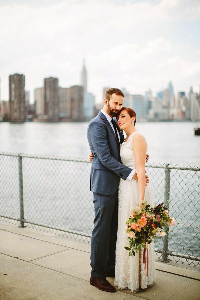 Wedding - Intimate, Urban Brooklyn Wedding With Lots Of Personality ... And Wine
