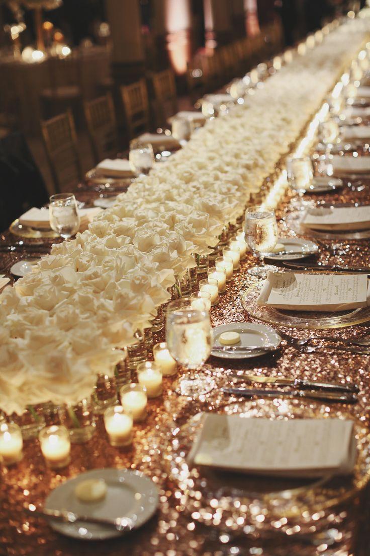 Свадьба - Elegant White   Gold Ballroom Wedding