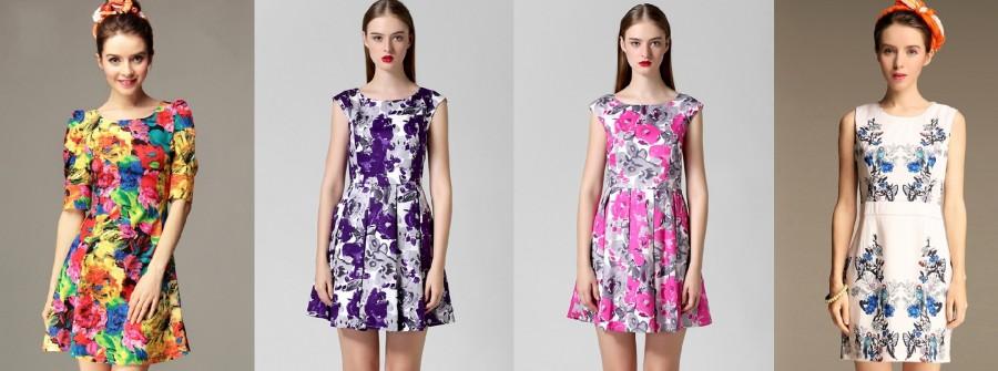 Hochzeit - Print Dress 2016: Spring/Summer Floral Print Dress - 2015 Homedesignram