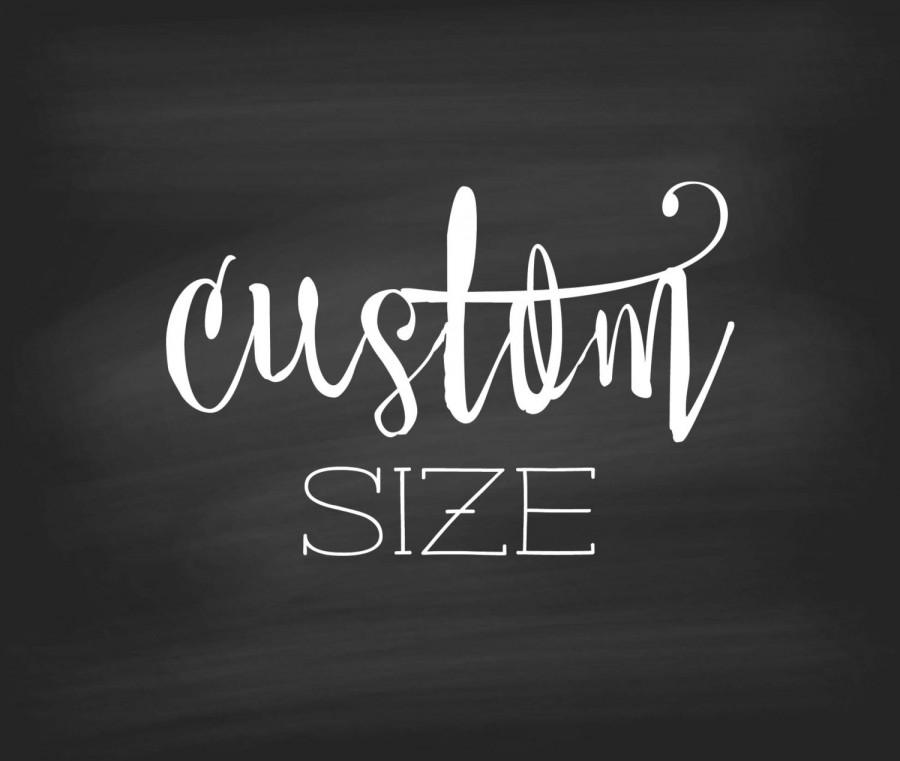 Hochzeit - Custom Size Print Change Size Printable Wedding Sign Wedding Printable Sign Chalkboard
